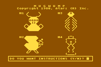Mugwump atari screenshot