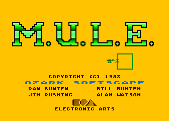 MULE atari screenshot