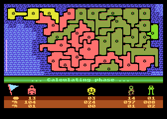 Mule Wars atari screenshot
