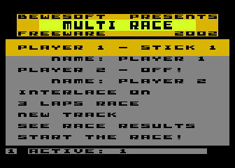 Multi Race atari screenshot