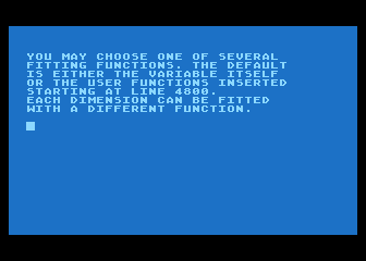Multilinear Regression atari screenshot