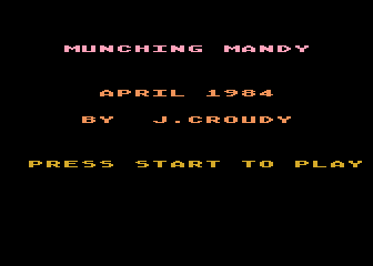 Munching Mandy atari screenshot