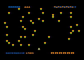 Munsiepede 2 atari screenshot