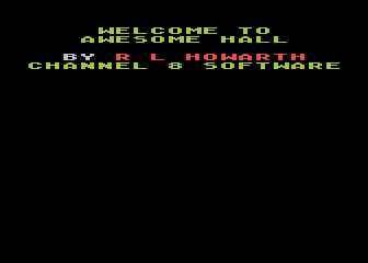 Murder at Awesome Hall atari screenshot