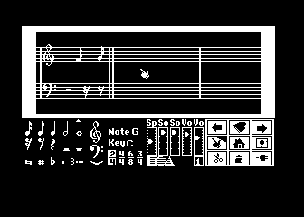 Music Construction Set atari screenshot