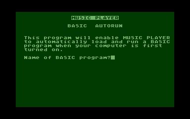 Music Player atari screenshot