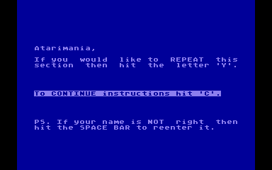 Music Tutor atari screenshot
