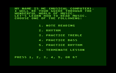 Musical Computer atari screenshot