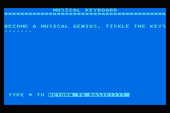 Musical Keyboard — screenshot 1