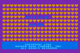 Musical Math atari screenshot