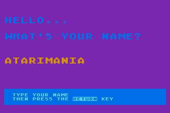 Musical Math atari screenshot
