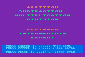 Musical Math atari screenshot