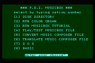 MusicBox atari screenshot