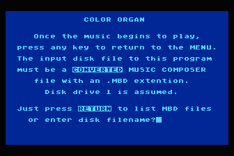 MusicBox atari screenshot