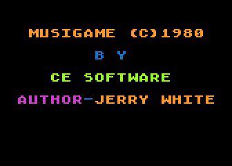 Musigame atari screenshot
