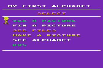 My First Alphabet atari screenshot