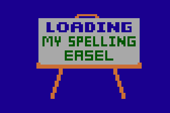 My Spelling Easel atari screenshot