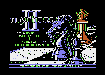 Mychess II atari screenshot