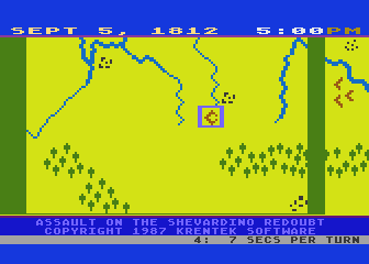 Napoleon in Russia atari screenshot