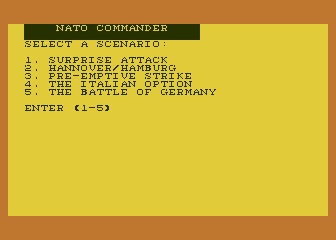 NATO Commander atari screenshot
