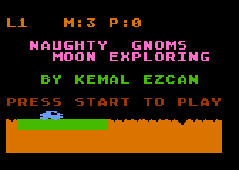 Naughty Gnoms Moon Exploring atari screenshot