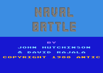Naval Battle atari screenshot