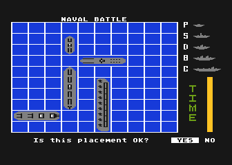 Naval Battle atari screenshot