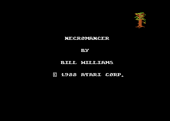 Necromancer atari screenshot