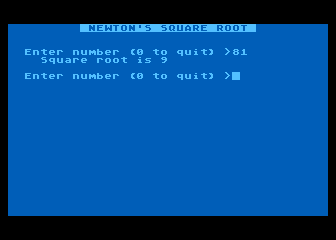 Newton's Square Root — screenshot 1
