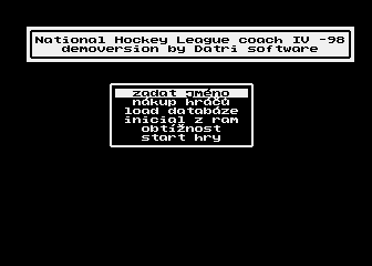 NHL Coach 98 atari screenshot