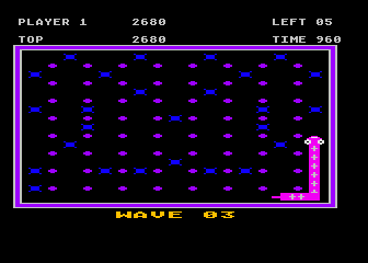 Nibbler atari screenshot