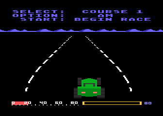 Night Rally atari screenshot