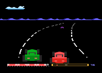 Night Rally atari screenshot