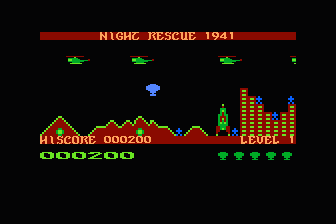 Night Rescue 1941 atari screenshot