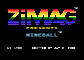 Nineball atari screenshot