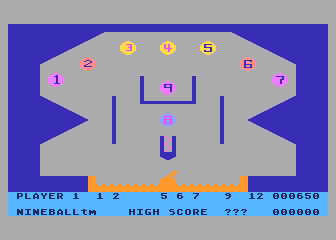 Nineball atari screenshot