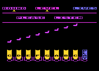 Note Master atari screenshot