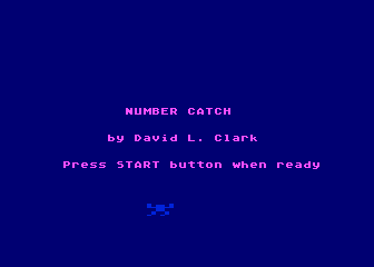 Number Catch atari screenshot