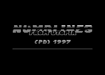 Numblines atari screenshot