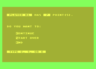 Numeral Names atari screenshot
