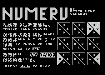 Numeru atari screenshot