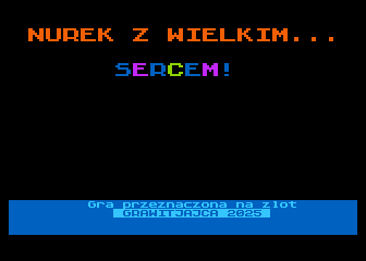 Nurek z Wielkim... Sercem! atari screenshot