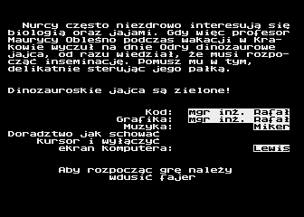 Nurek z Wielkim... Sercem! atari screenshot