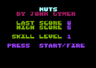 Nuts atari screenshot