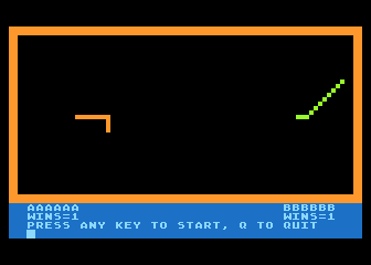 Obstacle atari screenshot