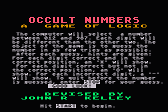 Occult Numbers — screenshot 1