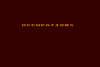 Occupations — screenshot 1