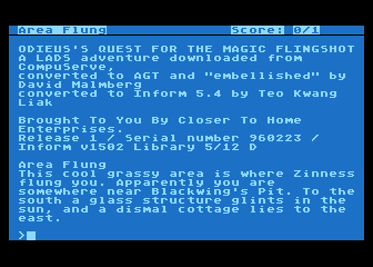 Odieus' Quest for the Magic Flingshot — screenshot 1
