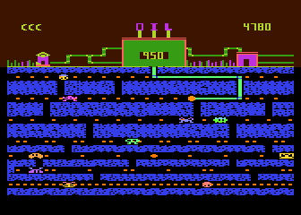 Oil's Well atari screenshot