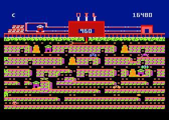 Oil's Well atari screenshot